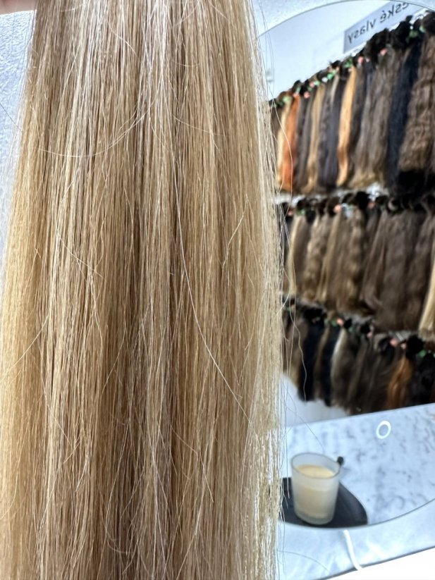 Středoevropské vlasy Deluxe -  melírované 6/60 - Délka: 50-55 cm